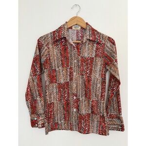 Vintage 1970's Kmart Blouse Read RE Size